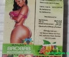 2 Bottles Galaxy Baobab Multivitamin Syrup for Butt and Breast Enlargement